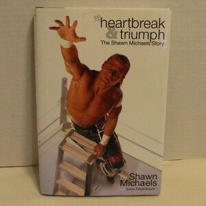 WWE 2005 Shawn Michaels Heartbreak Triumph Black White WWF Wrestling Book
